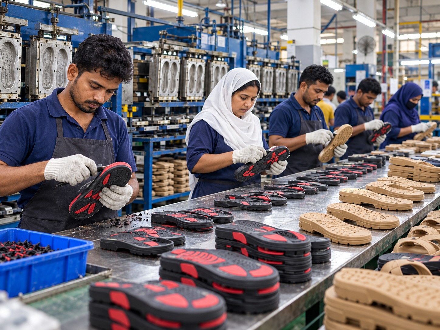 Polyurethane Systems for Shoe Sole Production